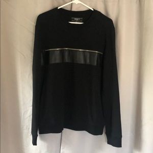 Black crew neck sweatshirt XL Men